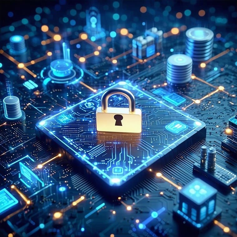 The image depicts a sleek modern digital interface showcasing the concept of OTAC OneTime Authentication Code technology In the foreground a dynamic glowing code is displayed prominently symbolizing the onetime use aspect of the authentication proces-1