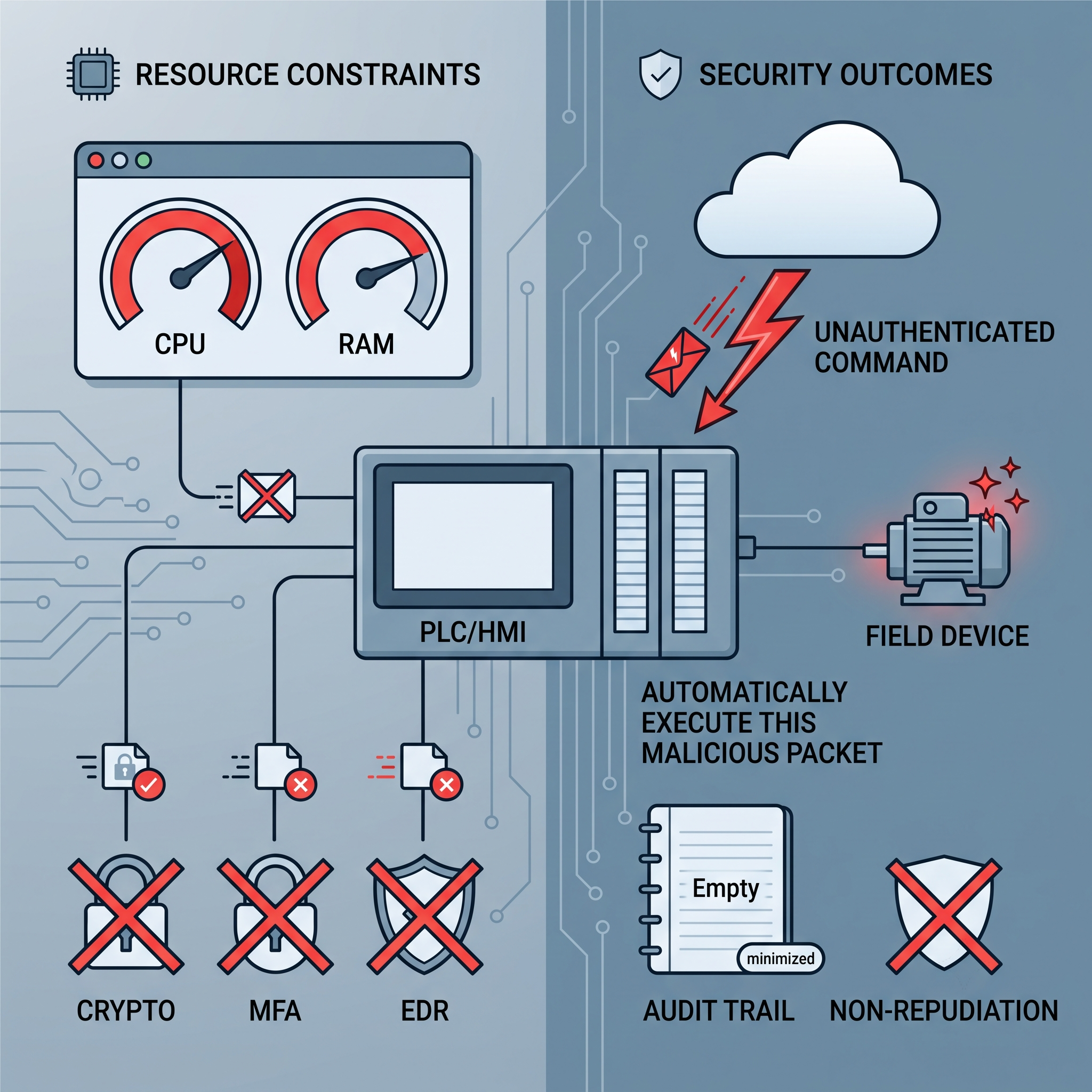 소제목 2. Cloud-to-PLC 직결 경로가 HMI와 최말단 제어기에 미치는 파급력